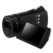 H300 Long Zoom Compact Full HD Camcorder (Black)