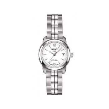 PR 100 Women's White Quartz Watch