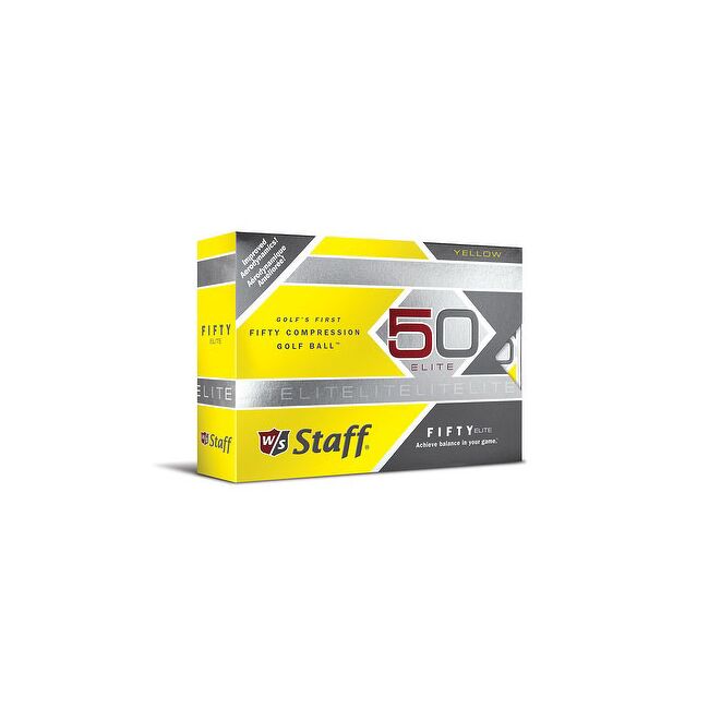 NEW Wilson Staff Fifty Elite Yellow Golf Ball