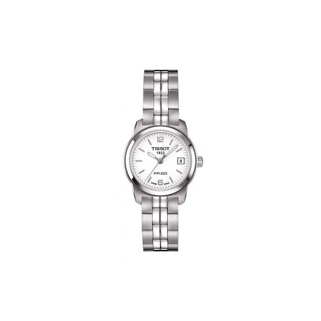 PR 100 Women's White Quartz Watch