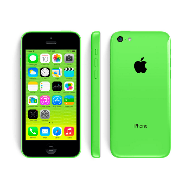 Apple - iPhone 5c 32GB Cell Phone - Green